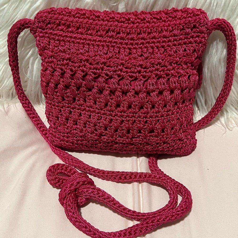 The Sak Pink Crochet Bag - Picture 2 of 4